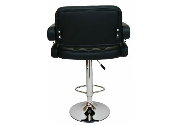 Барный стул со спинкой Bonro B-064 черный - Фото №2