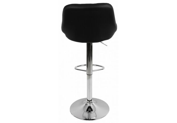 Барный стул со спинкой Bonro B-074 чёрный - Фото №2