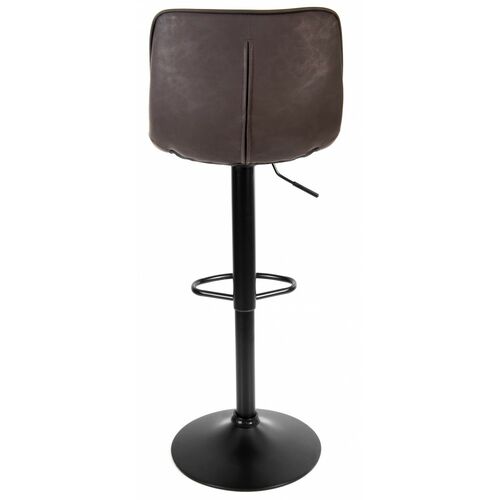 Барный стул со спинкой Bonro B-081 темно-коричневый - Фото №5