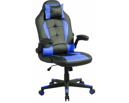 Крісло геймерське Bonro B-office 1 синє - Фото №1