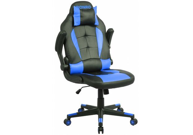 Крісло геймерське Bonro B-office 1 синє - Фото №2