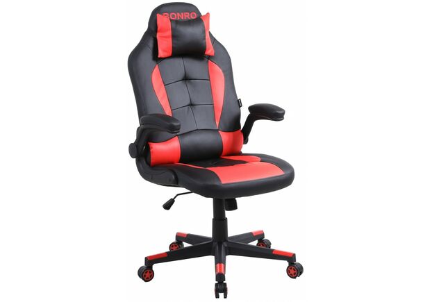 Кресло геймерское Bonro B-office 1 красное - Фото №1