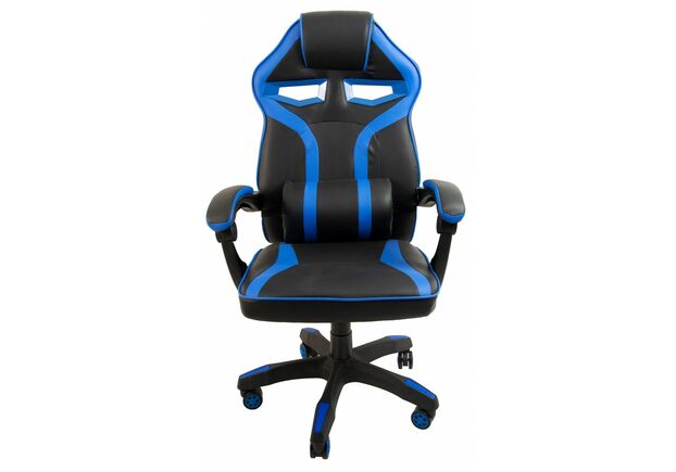 Крісло геймерське Bonro B-827 синє - Фото №2