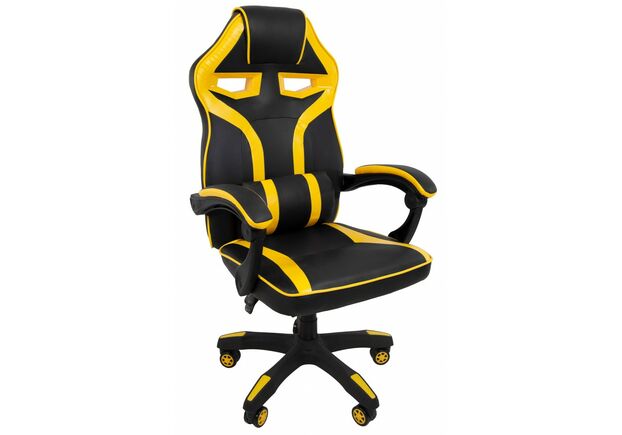 Кресло геймерское Bonro B-827 желтое - Фото №1