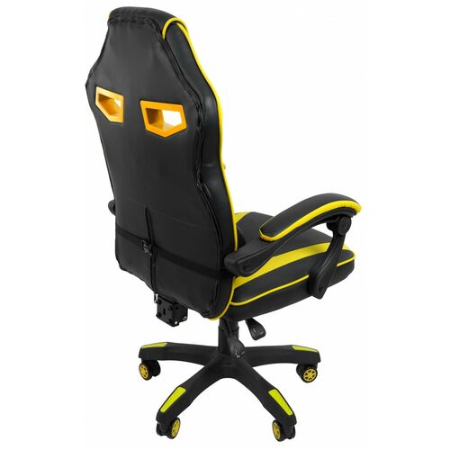 Кресло геймерское Bonro B-827 желтое - Фото №4