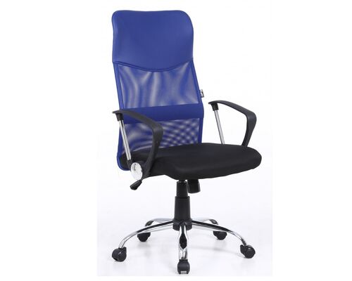 Кресло офисное Bonro Manager синее - Фото №1