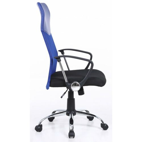 Кресло офисное Bonro Manager синее - Фото №3