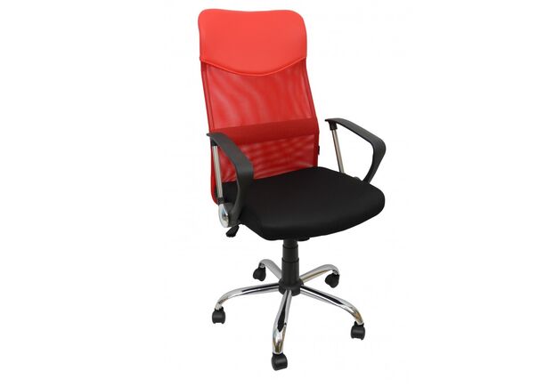 Кресло офисное Bonro Manager красное - Фото №1