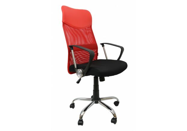 Кресло офисное Bonro Manager красное - Фото №2