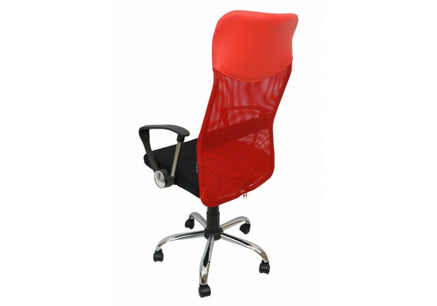 Кресло офисное Bonro Manager красное - Фото №2