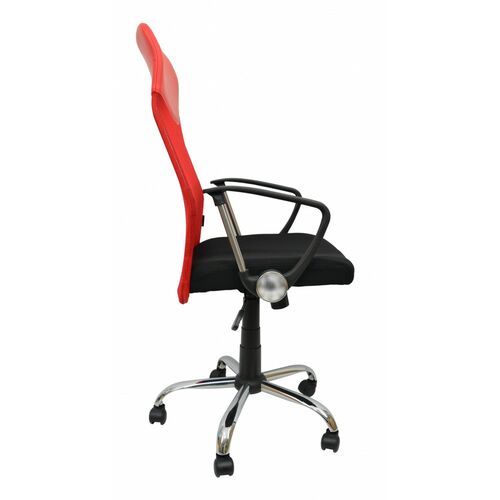 Кресло офисное Bonro Manager красное - Фото №4