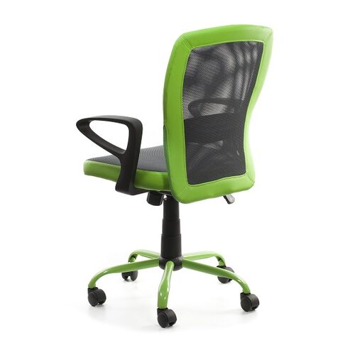Крісло офісне Home4You Leno Grey-Green - Фото №7