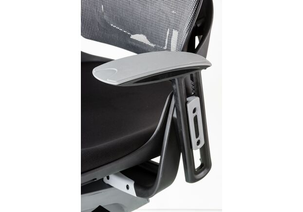 Кресло офисное Special4You Wau Black Fabric, Charcoal Network - Фото №2