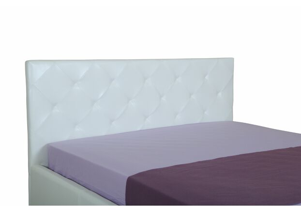 Кровать BRIZ 160x200 см с подъемным механизмом цвет белый - Фото №2