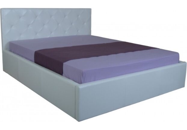 Ліжко BRIZ 160x200 см із підйомним механізмом колір білий - Фото №1