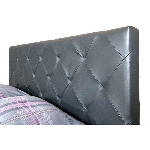 Ліжко BRIZ 160x200 см з підйомним механізмом колір сірий - Фото №2