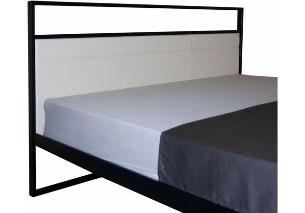 Кровать NARVA 1400х2000 black/white - Фото №2