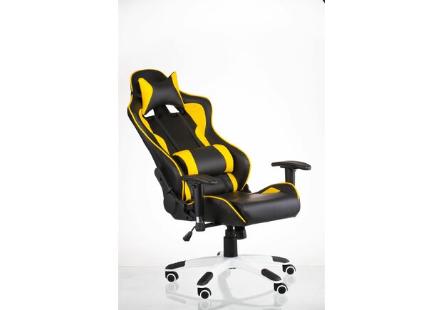 Кресло Special4You ExtremeRace black/yellow - Фото №2
