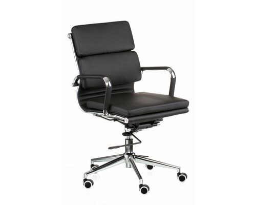 Крісло офісне Special4You Solano 3 artleather black - Фото №1