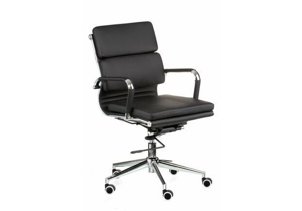 Крісло офісне Special4You Solano 3 artleather black - Фото №1