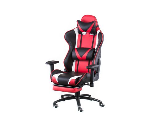 Кресло офисное Special4You ExtremeRace black/red with footrest - Фото №1