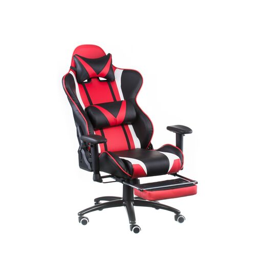 Кресло офисное Special4You ExtremeRace black/red with footrest - Фото №10