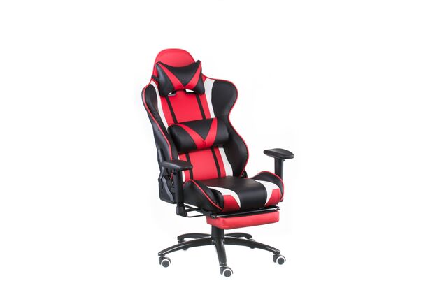 Кресло офисное Special4You ExtremeRace black/red with footrest - Фото №2