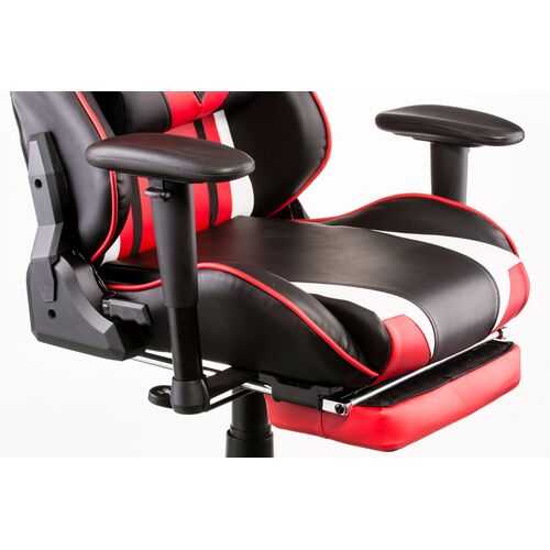 Кресло офисное Special4You ExtremeRace black/red with footrest - Фото №13