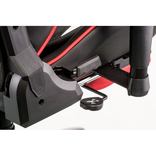 Кресло офисное Special4You ExtremeRace black/red with footrest - Фото №14
