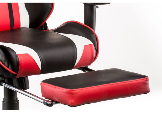Кресло офисное Special4You ExtremeRace black/red with footrest - Фото №2
