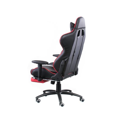 Крісло офісне Special4You ExtremeRace black/red with footrest - Фото №5