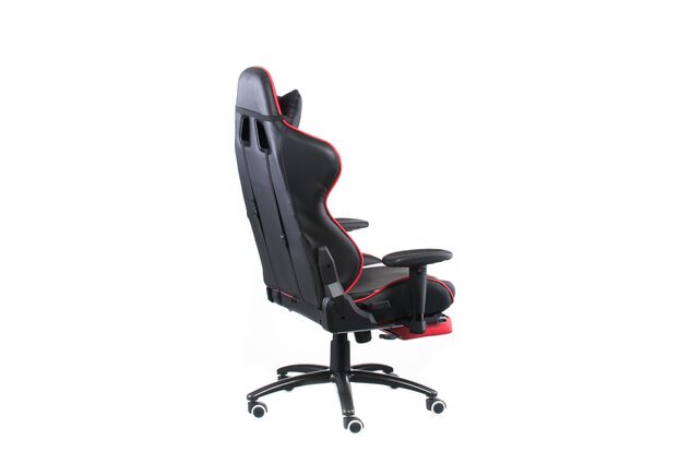Кресло офисное Special4You ExtremeRace black/red with footrest - Фото №2