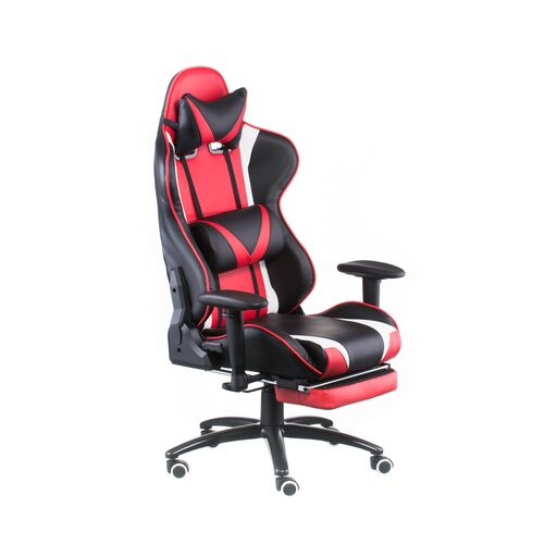 Крісло офісне Special4You ExtremeRace black/red with footrest - Фото №7
