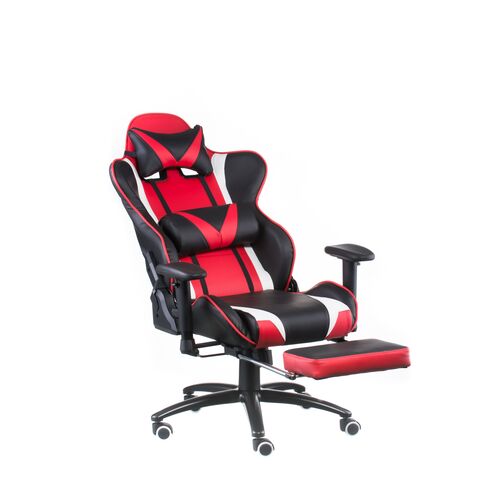 Крісло офісне Special4You ExtremeRace black/red with footrest - Фото №8