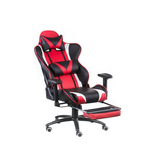 Кресло офисное Special4You ExtremeRace black/red with footrest - Фото №9