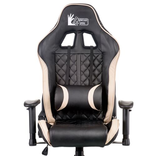 Кресло офисное Special4You ExtremeRace 3 black/cream - Фото №12
