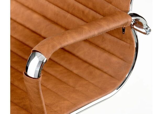 Кресло Special4You Solano artleather light-brown - Фото №2