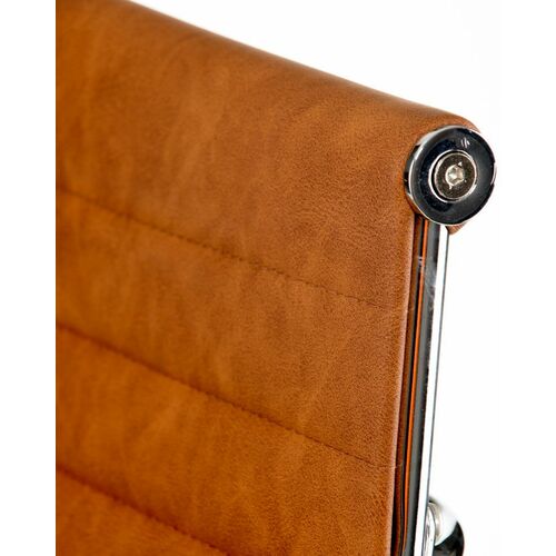 Кресло Special4You Solano artleather light-brown - Фото №6