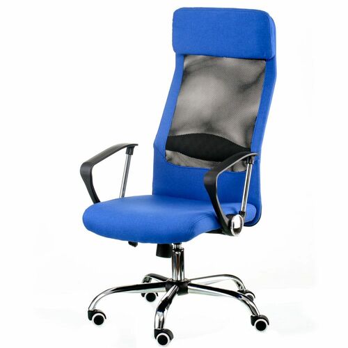 Кресло офисное Special4You Silba blue - Фото №4