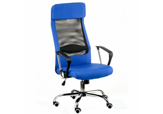 Кресло офисное Special4You Silba blue - Фото №1