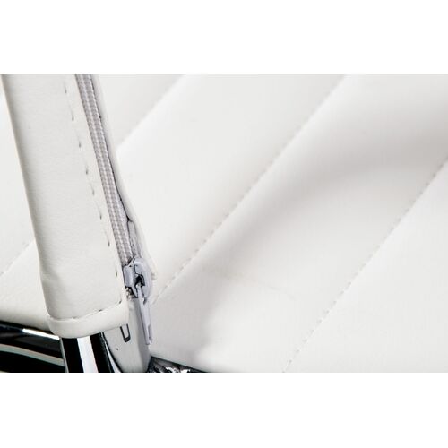 Кресло Special4You Solano office artleather white - Фото №7