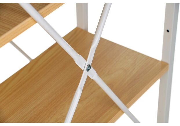 Стол со стеллажом Special4You Cross beige 1400*600*1210 мм - Фото №2