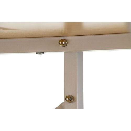 Стол со стеллажом Special4You Cross beige 1400*600*1210 мм - Фото №9