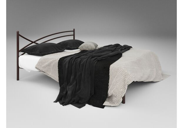 Двоспальне ліжко Гвоздика чорне - Фото №2