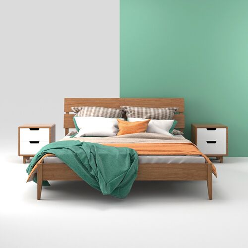Кровать из массива ольхи Бонавита 160*200 см - Фото №10