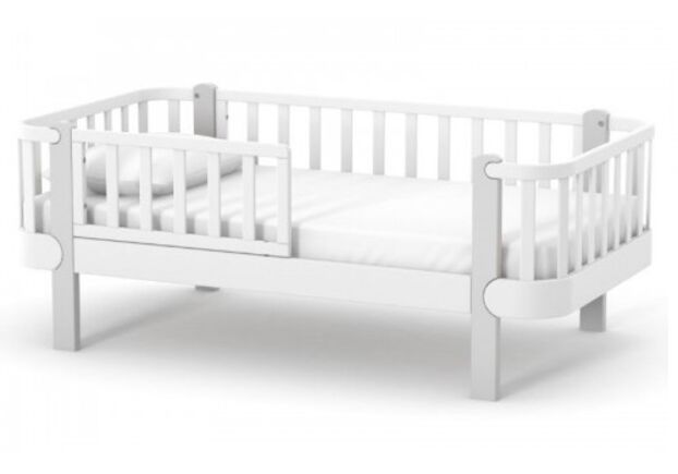 Подростковая кровать Верес Монако 1600х800 мм бело-серая - Фото №1