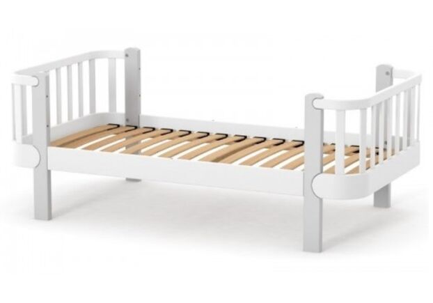 Подростковая кровать Верес Монако 1600х800 мм бело-серая - Фото №2