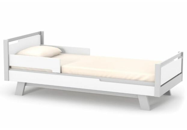 Подростковая кровать Верес Манхэттен 1900х800 мм бело-серая - Фото №1