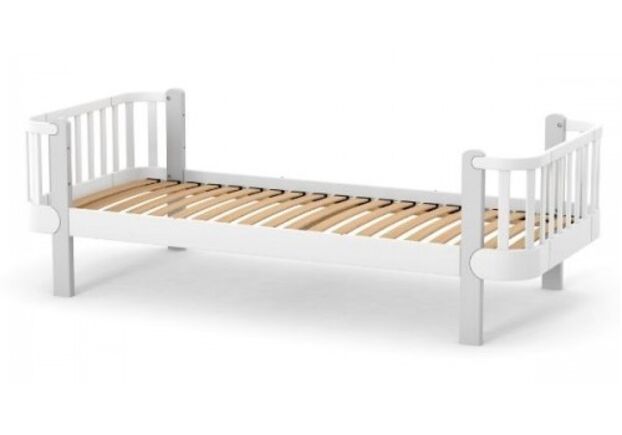 Підліткове ліжко Верес Монако 1900х800 мм біло-сіре - Фото №2