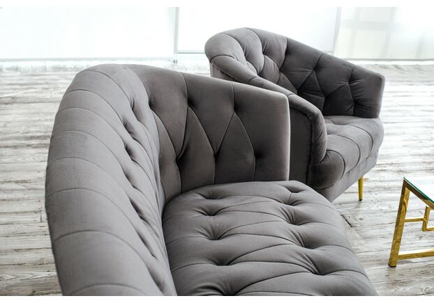 Кресло Лучия серый - Фото №2